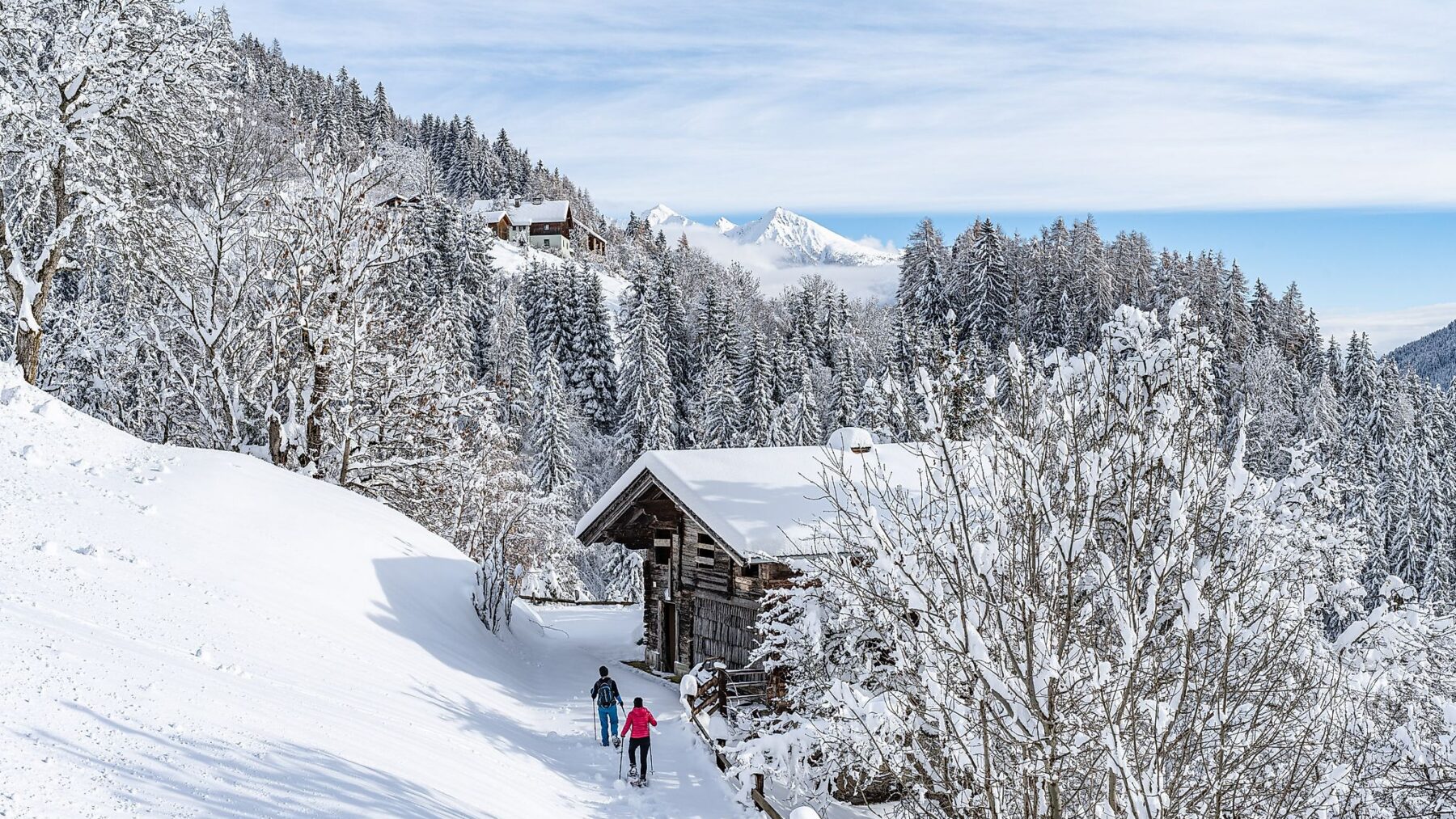 Schneeschuhwandern in Flattach